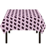 Purple Holy Bible Pattern Print Tablecloth