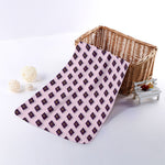 Purple Holy Bible Pattern Print Towel
