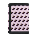 Purple Holy Bible Pattern Print Trifold Wallet
