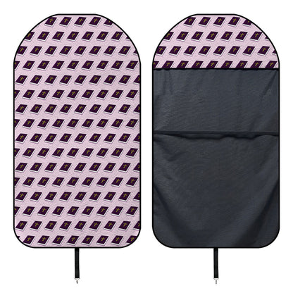 Purple Holy Bible Pattern Print Waterproof Car Seat Cover