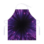 Purple Hyperspace Print Adjustable Apron