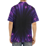 Purple Hyperspace Print Aloha Shirt