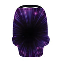 Purple Hyperspace Print Baby Seat Cover