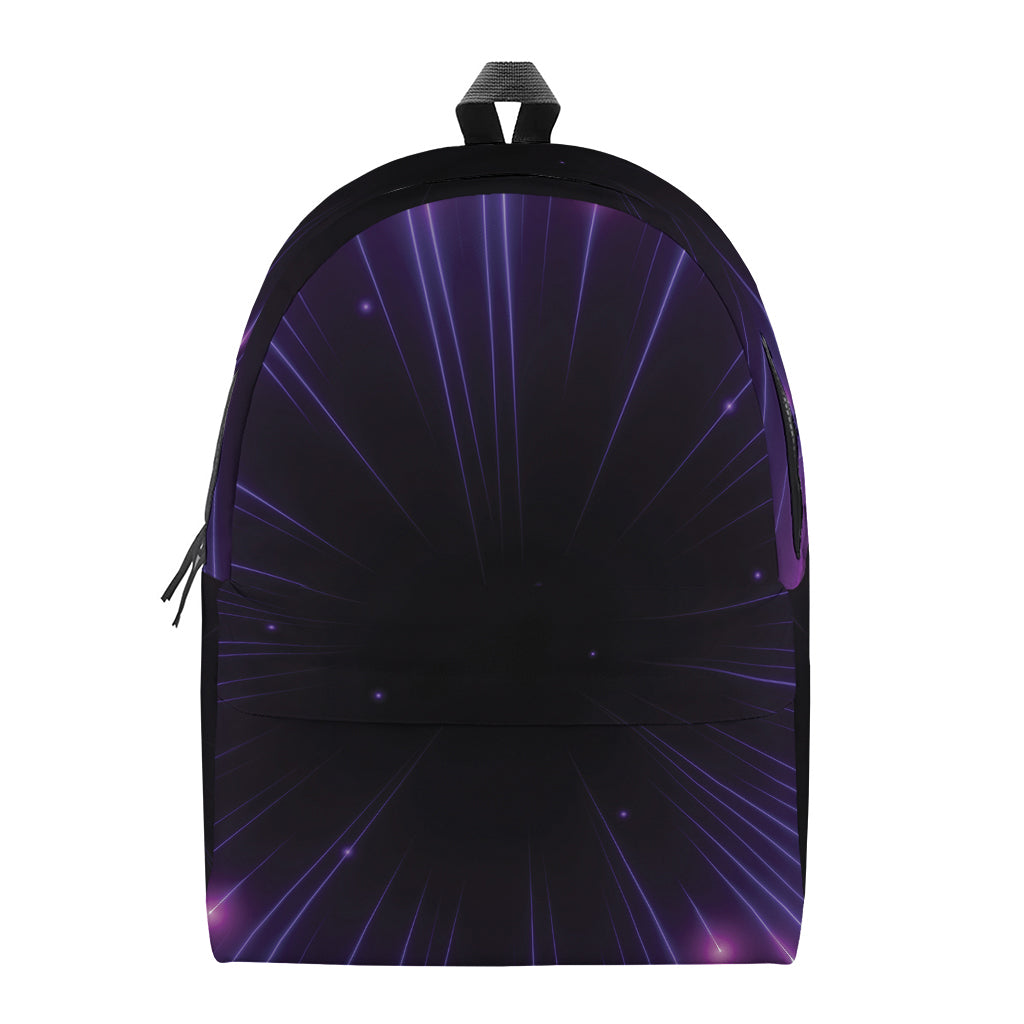 Purple Hyperspace Print Backpack