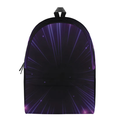 Purple Hyperspace Print Backpack