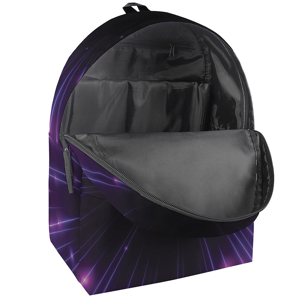 Purple Hyperspace Print Backpack