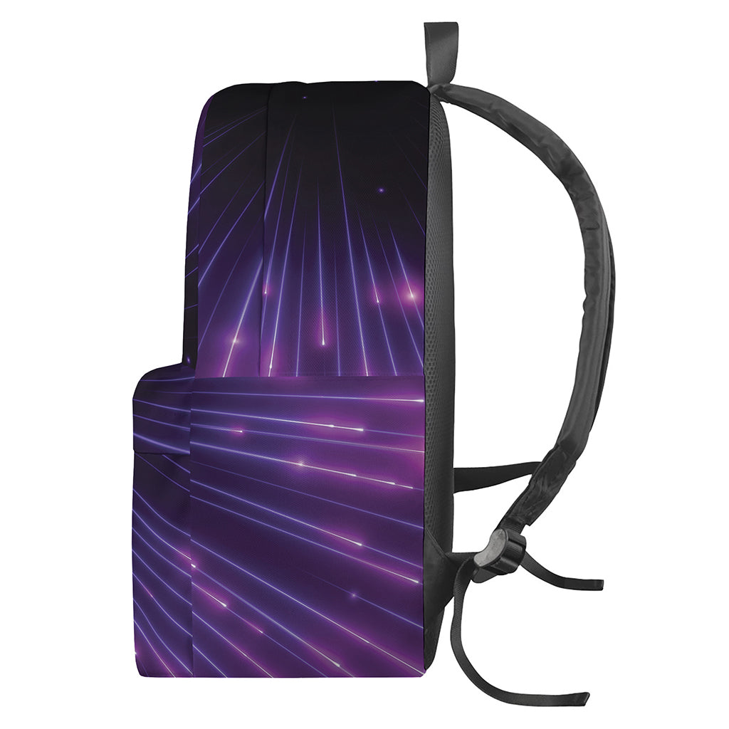 Purple Hyperspace Print Backpack