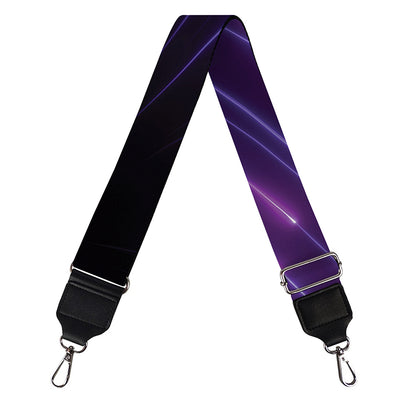 Purple Hyperspace Print Bag Strap