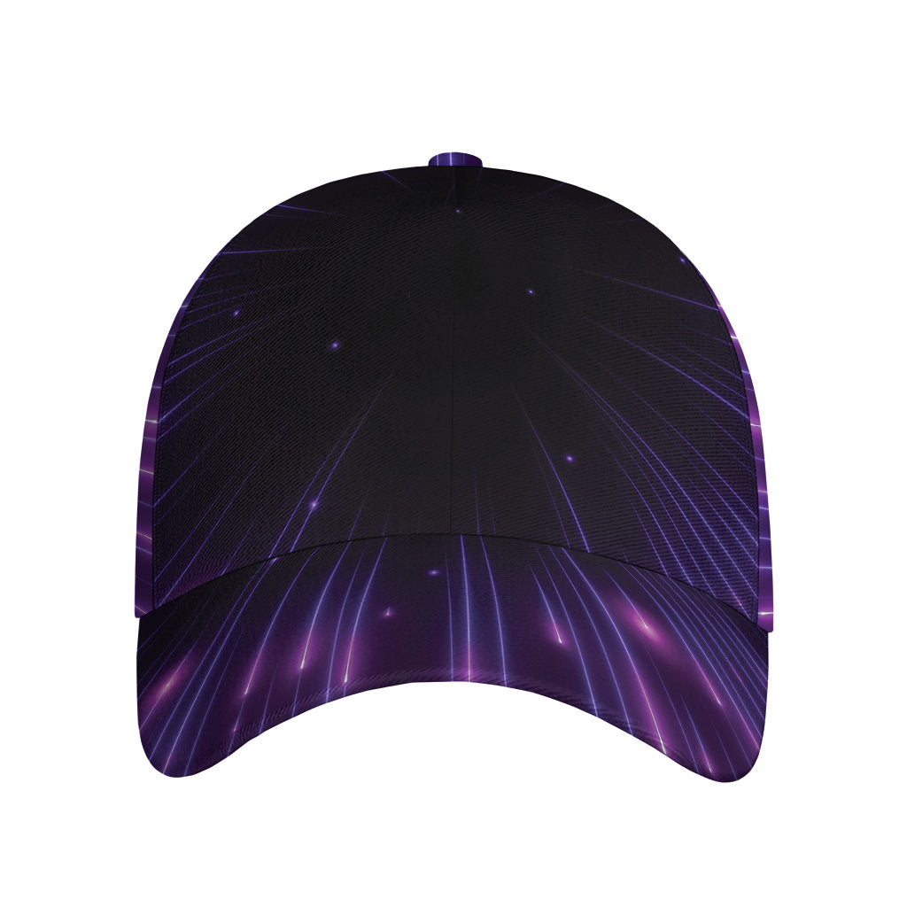 Purple Hyperspace Print Baseball Cap