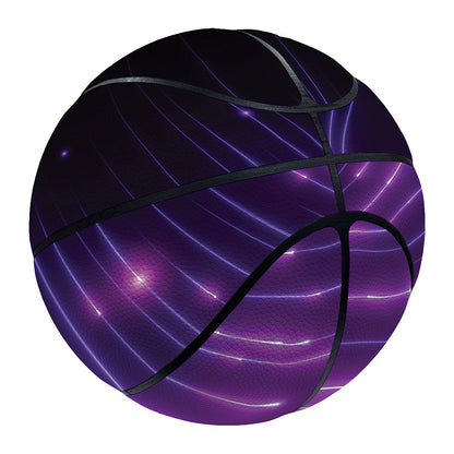 Purple Hyperspace Print Basketball