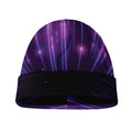 Purple Hyperspace Print Beanie