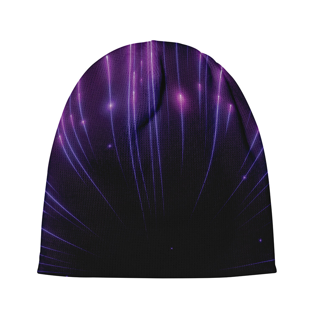 Purple Hyperspace Print Beanie