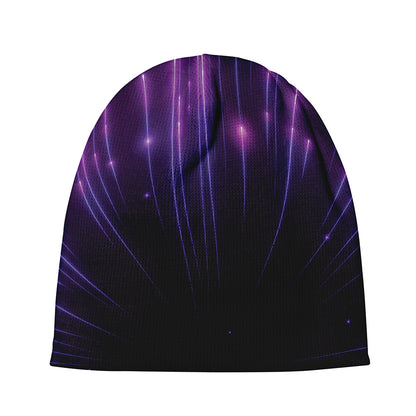 Purple Hyperspace Print Beanie