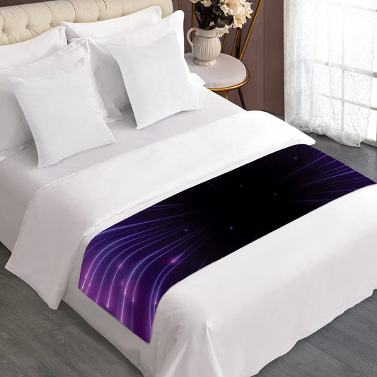 Purple Hyperspace Print Bed Runner