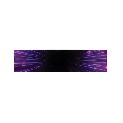 Purple Hyperspace Print Bed Runner