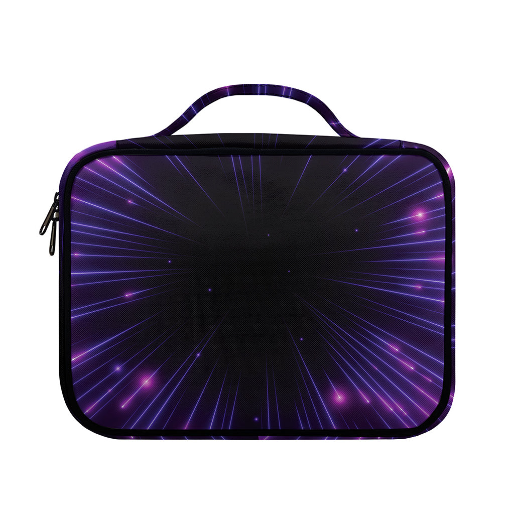 Purple Hyperspace Print Briefcase Bible Bag