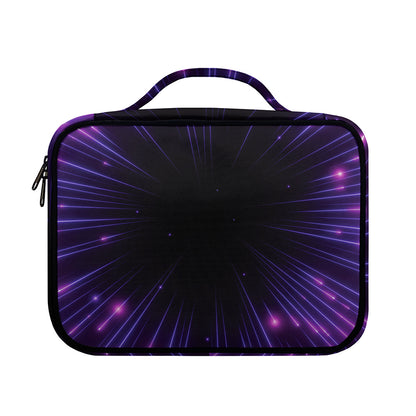 Purple Hyperspace Print Briefcase Bible Bag