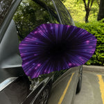 Purple Hyperspace Print Car Side Mirror Covers