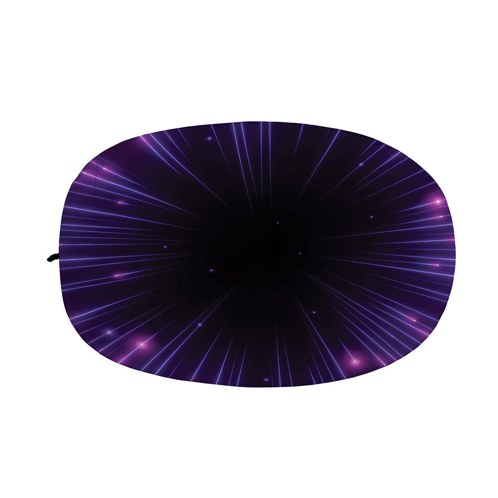 Purple Hyperspace Print Car Side Mirror Covers
