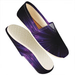 Purple Hyperspace Print Casual Shoes