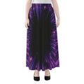 Purple Hyperspace Print Chiffon Maxi Skirt