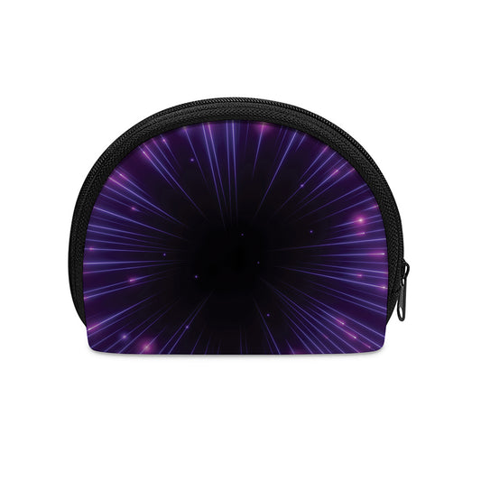 Purple Hyperspace Print Coin Purse