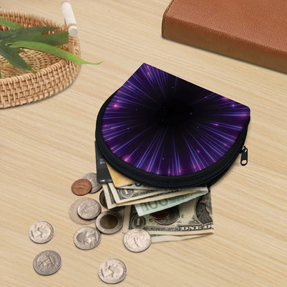 Purple Hyperspace Print Coin Purse