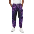Purple Hyperspace Print Cotton Sweatpants