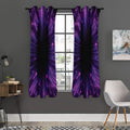 Purple Hyperspace Print Grommet Curtain Panels