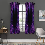Purple Hyperspace Print Curtain