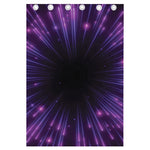 Purple Hyperspace Print Curtain