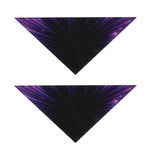 Purple Hyperspace Print Dog Bandana