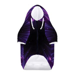 Purple Hyperspace Print Dog Zip Up Hoodie