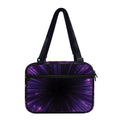 Purple Hyperspace Print Double Strap Bible Bag