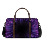 Purple Hyperspace Print Duffle Bag