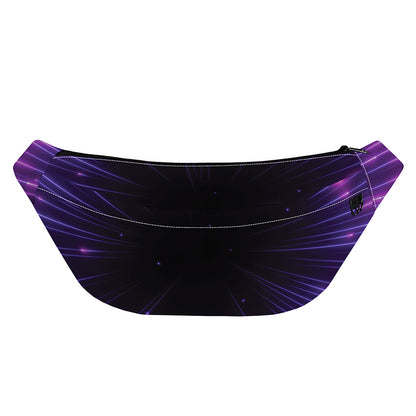 Purple Hyperspace Print Fanny Pack