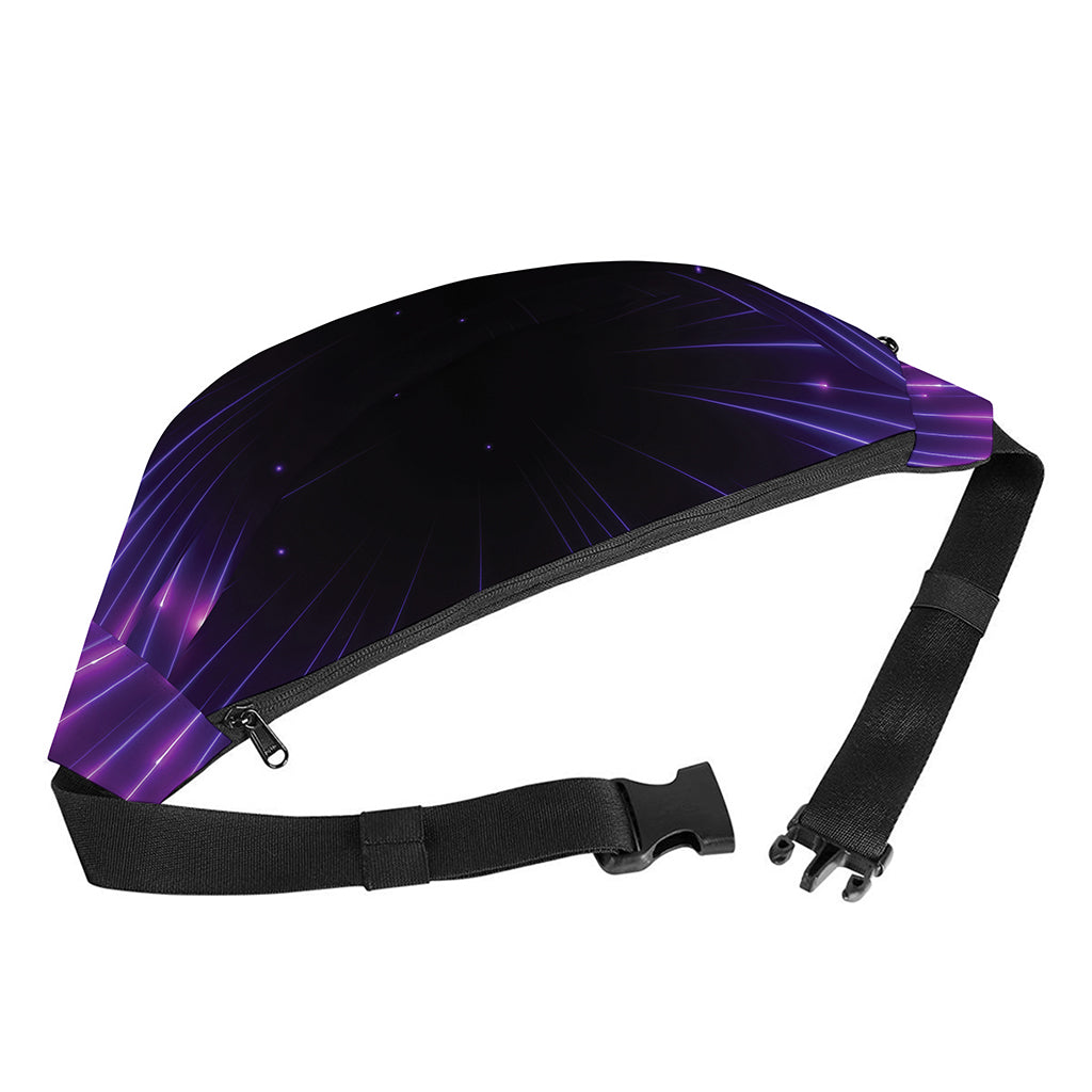 Purple Hyperspace Print Fanny Pack
