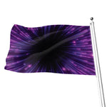 Purple Hyperspace Print Flag