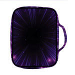 Purple Hyperspace Print Front Pocket Bible Bag