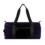 Purple Hyperspace Print Gym Bag
