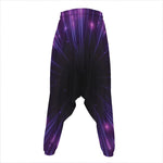 Purple Hyperspace Print Hammer Pants