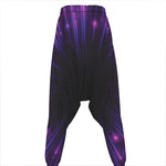 Purple Hyperspace Print Hammer Pants