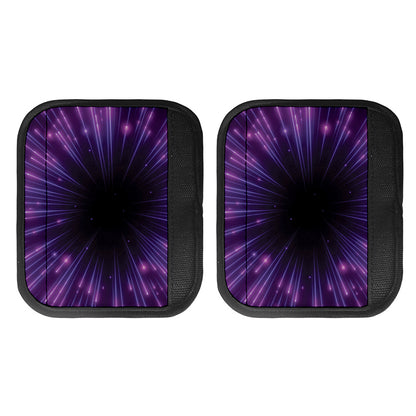 Purple Hyperspace Print Handle Covers