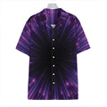 Purple Hyperspace Print Hawaiian Shirt