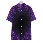 Purple Hyperspace Print Hawaiian Shirt