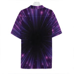 Purple Hyperspace Print Hawaiian Shirt