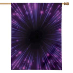 Purple Hyperspace Print House Flag