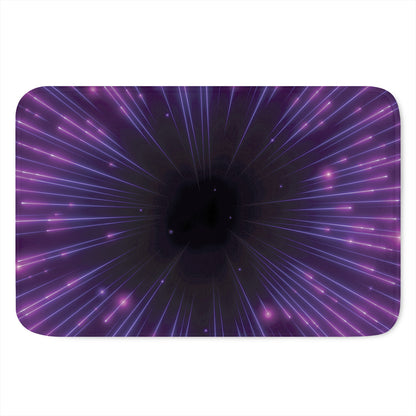 Purple Hyperspace Print Indoor Door Mat