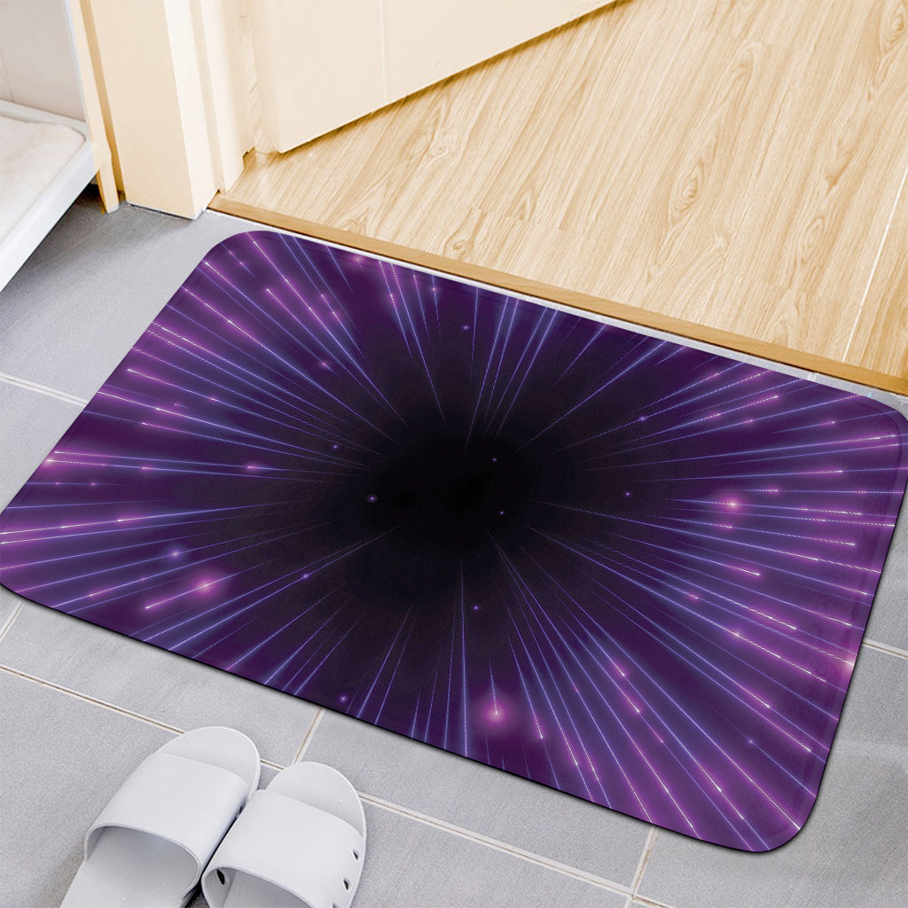 Purple Hyperspace Print Indoor Door Mat