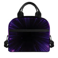 Purple Hyperspace Print Insulated Lunch Bag